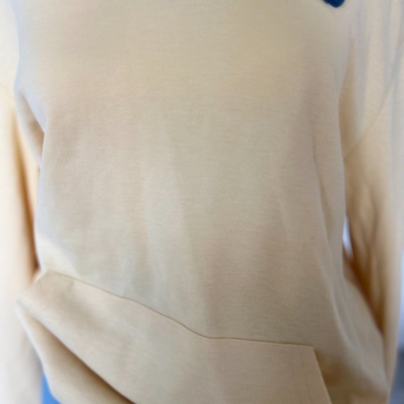 Cute Heart Face Yellow Hoodie - Picture 10 of 12